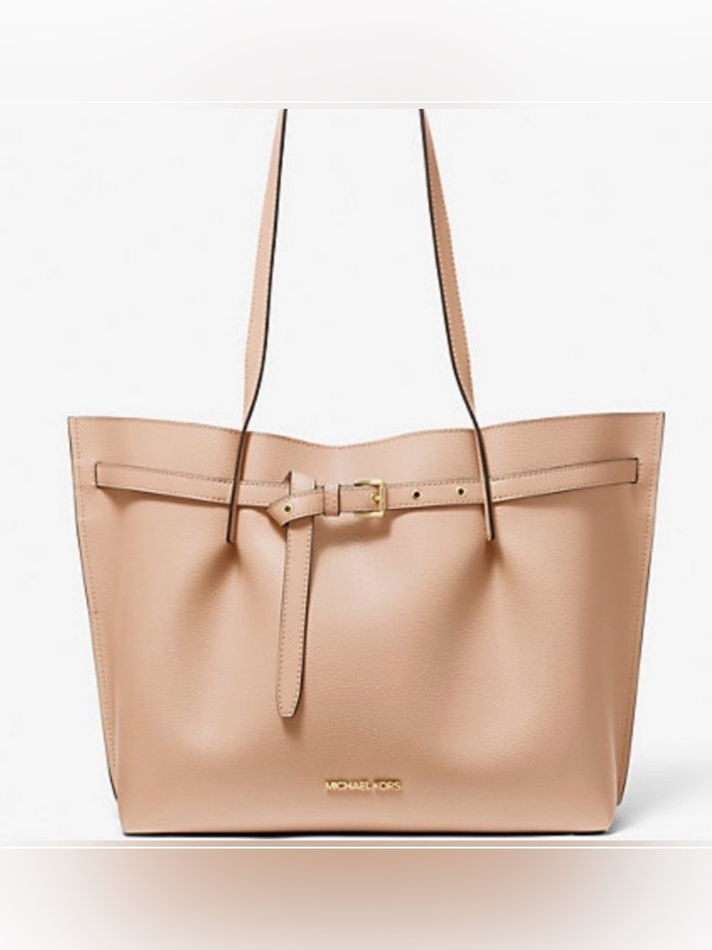 Michael Kors Blush (Buff) Emilia Large Tote - Picture 2 of 10